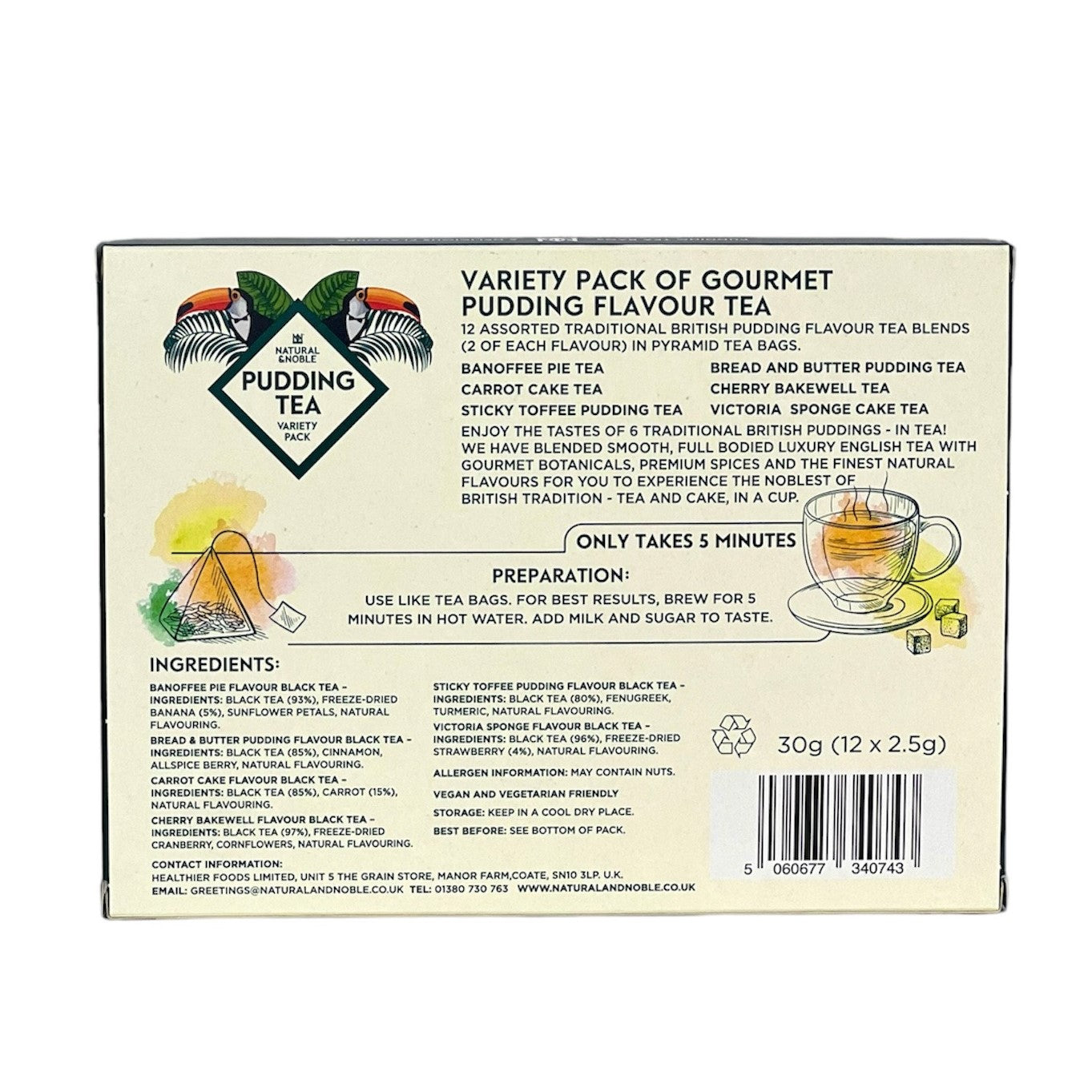 Pudding Tea Infusion Variety Pack