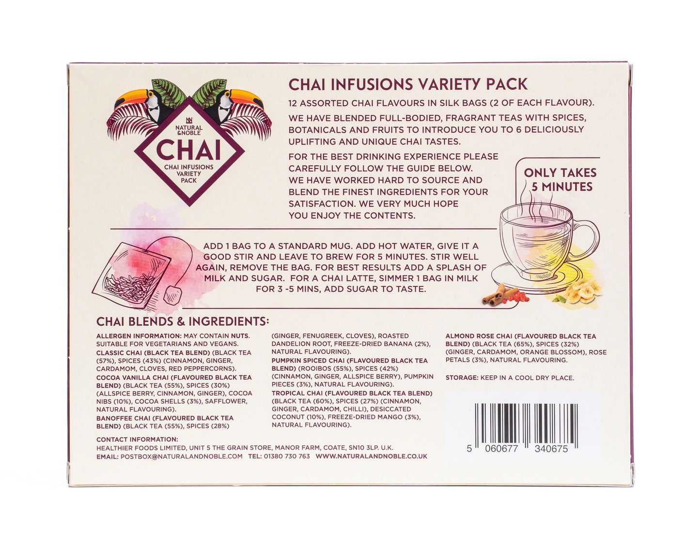 Chai Tea Infusion  Variety Pack