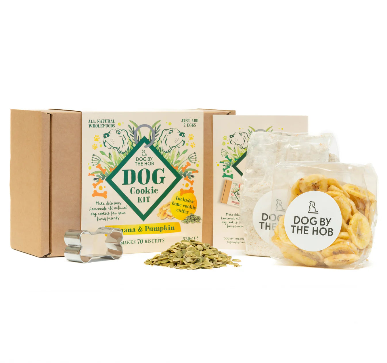 Pumpkin Seed and Banana Dog Cookie Making Kit